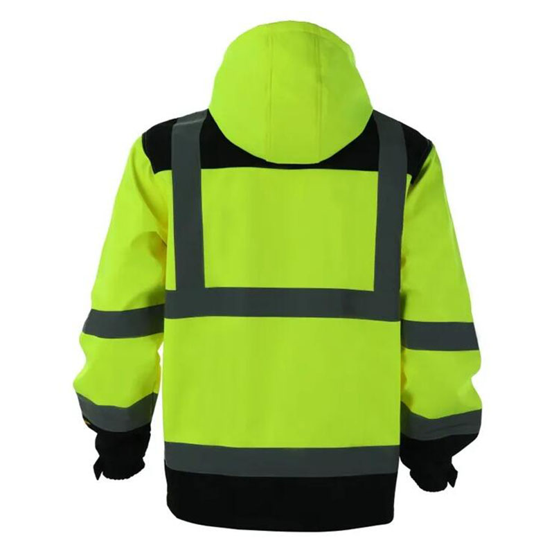 Hi vis softshell hoodie Hi vis softshell hoodie