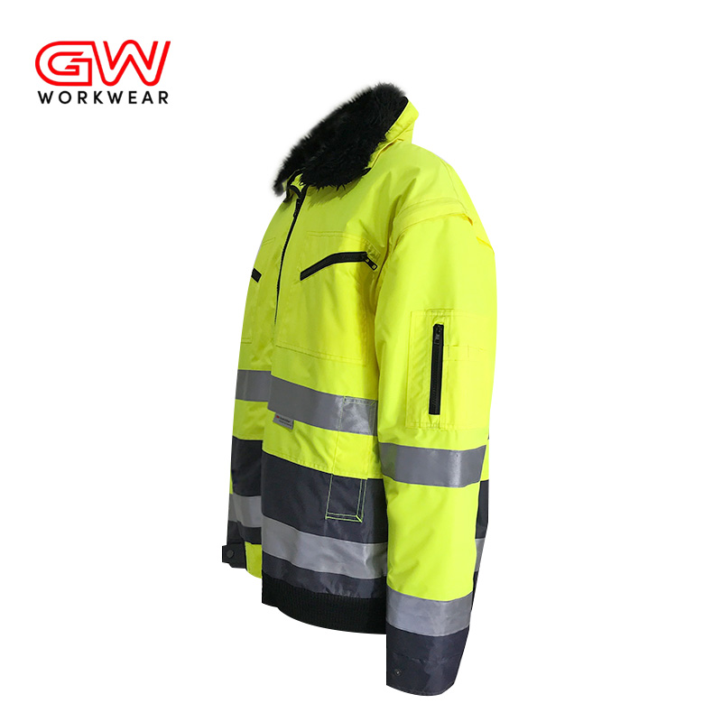 Bomber hi vis jacket