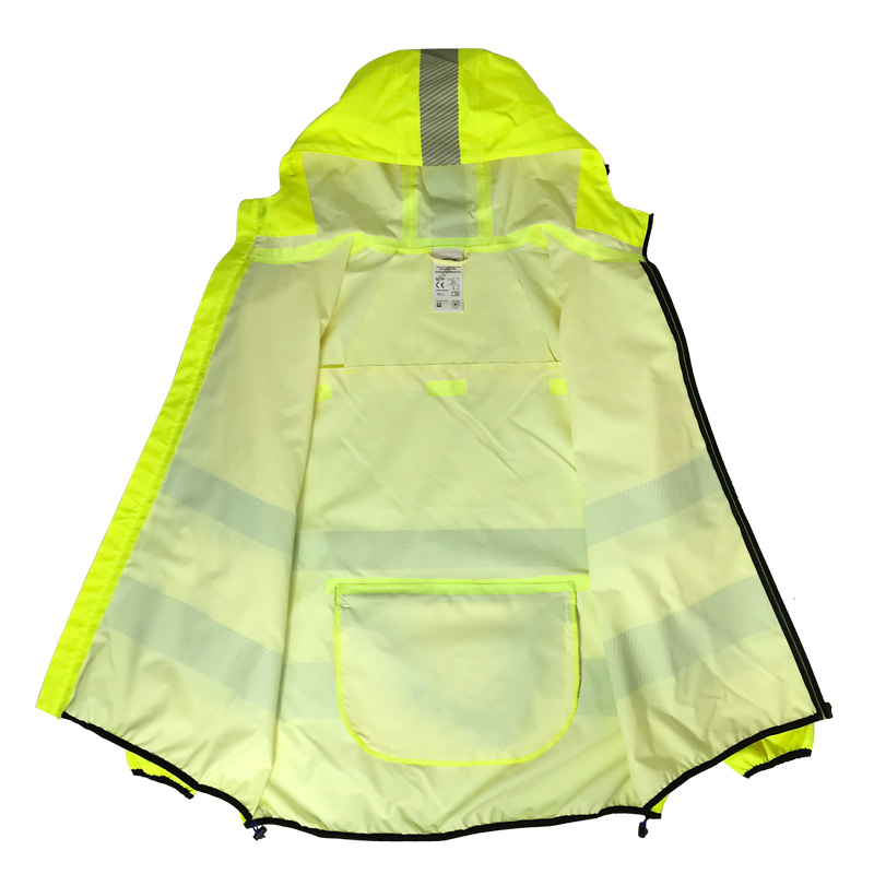 High vis rain gear