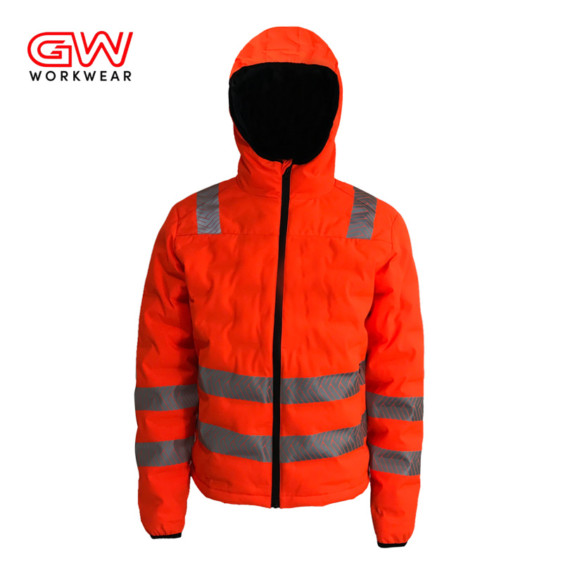 Hi vis padded jacket