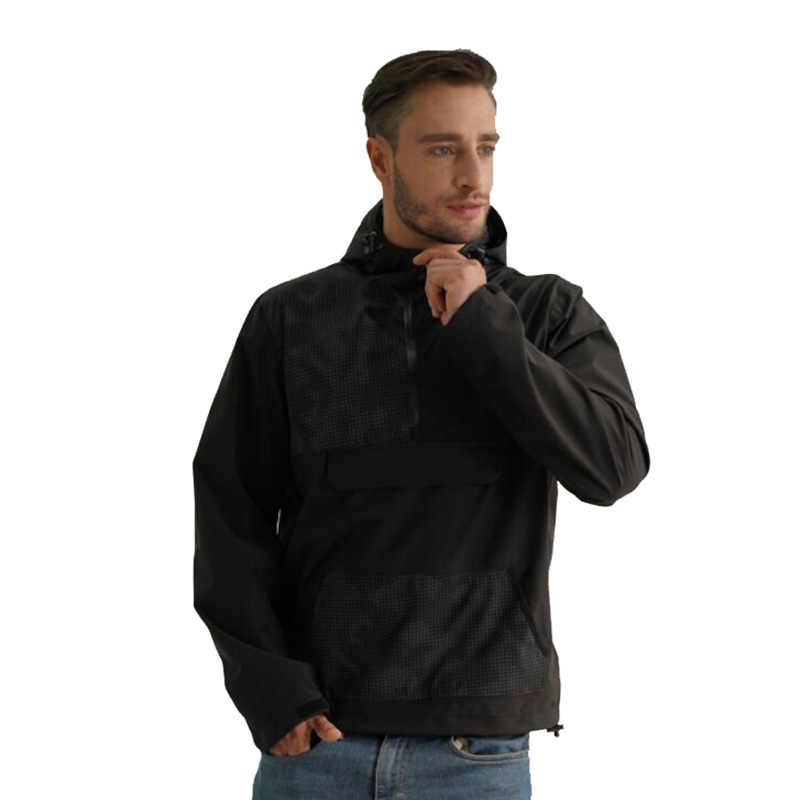 Men's hooded pullover jacket 