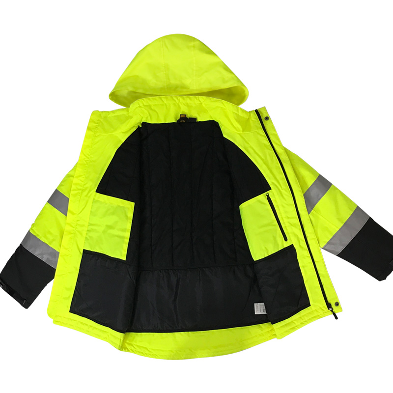 Hi-Vis Welding Jacket with hood Hi-Vis Welding Jacket with hood