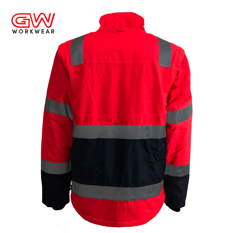 Hi vis red jacket