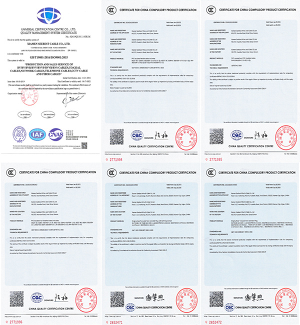 Seebest CCC Certificates