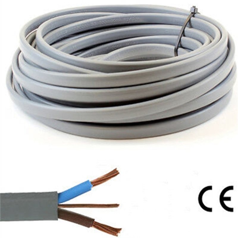 Flat twin and earth cable