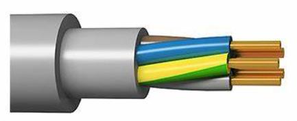 BVV double pvc insulated electric cable