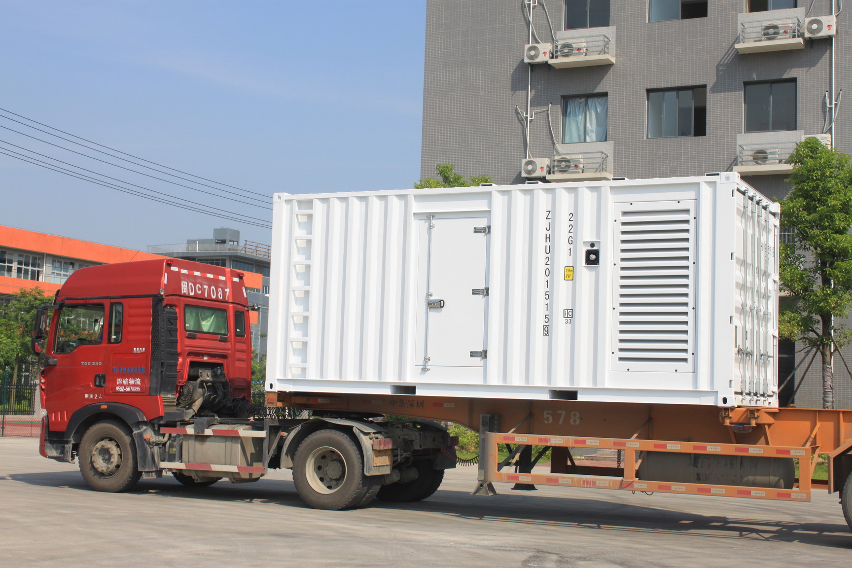 1000kva container generator set