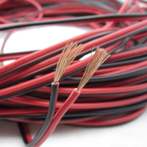 Red and Black RVB Cable