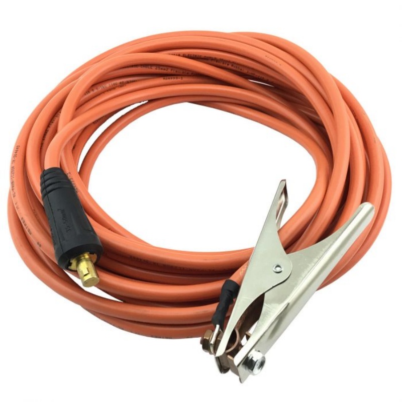 orange welding cable