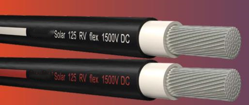 solar 125 RV flex power cable