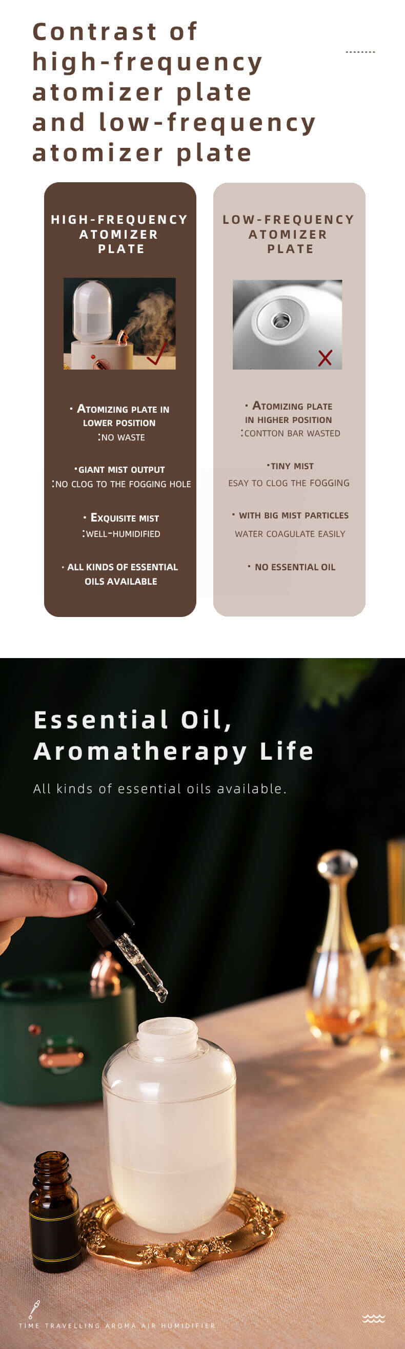 ultrasonic essential oil diffuser