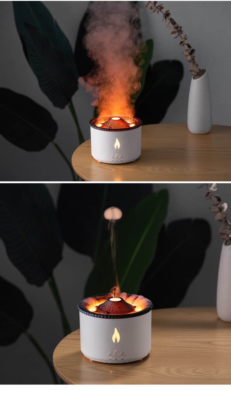 aroma diffuser machine flame