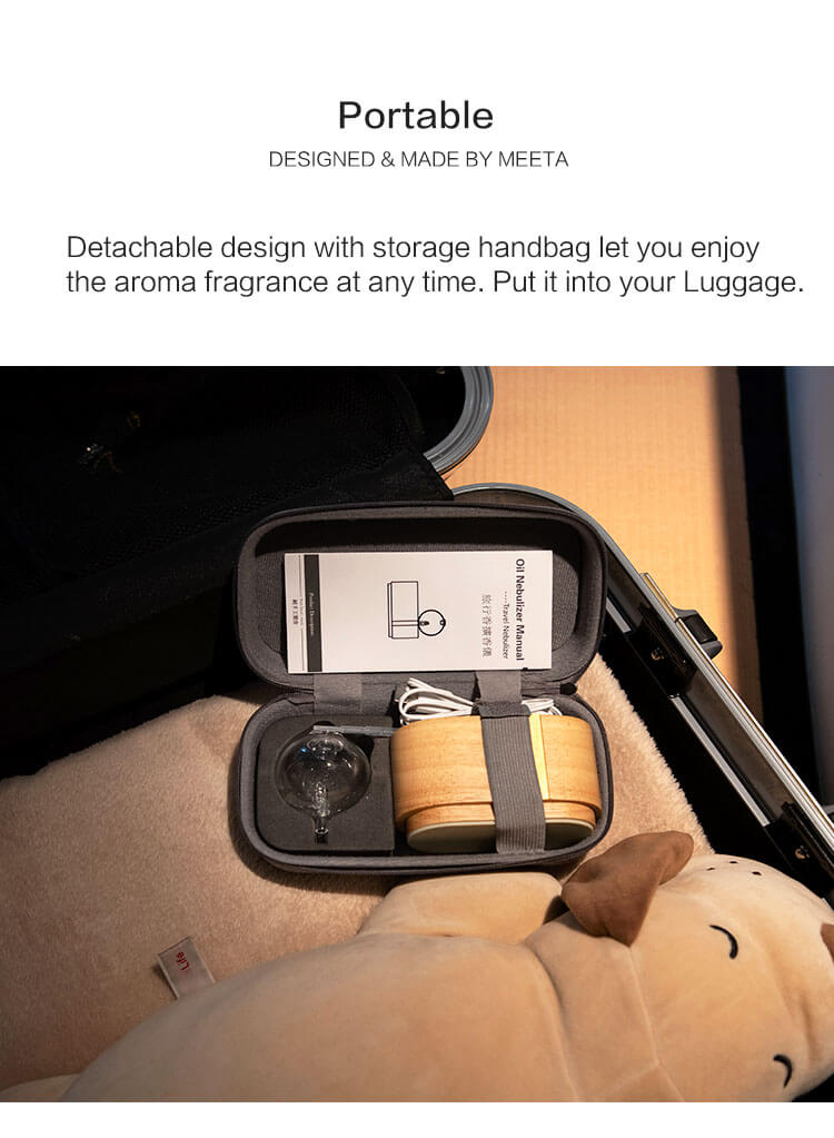 usb nebulizer diffuser with travel bag