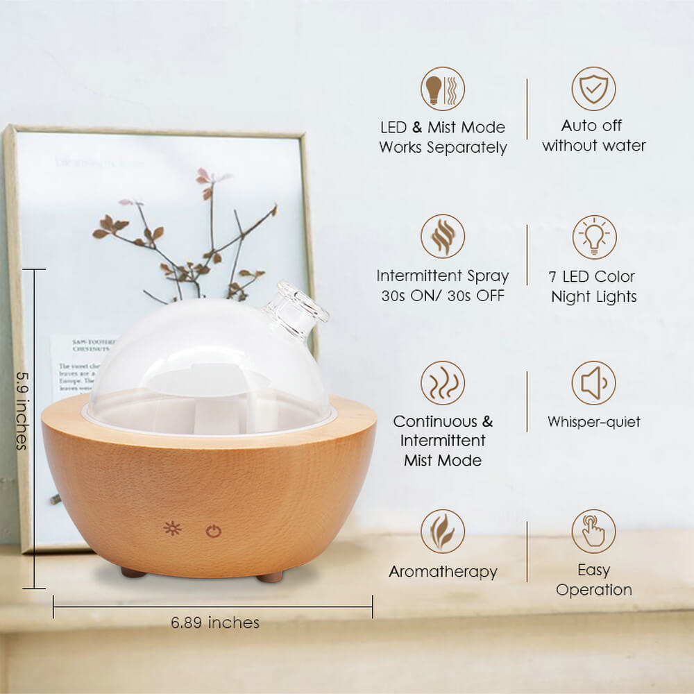 Ultrasonic glass diffusers Ultrasonic glass diffusers