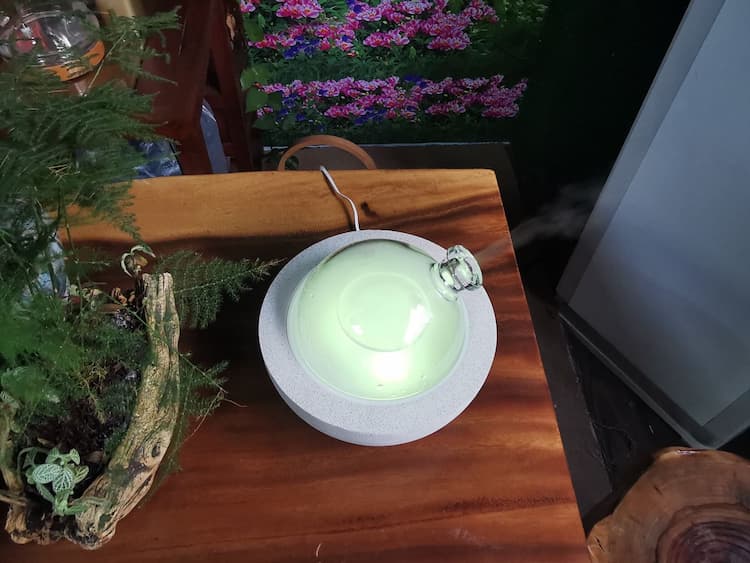 ultrasonic diffuser glass