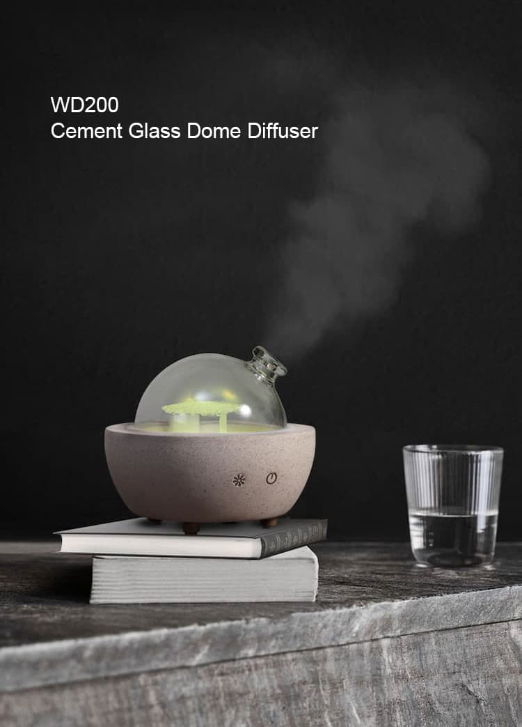 custom design glass dome diffuser