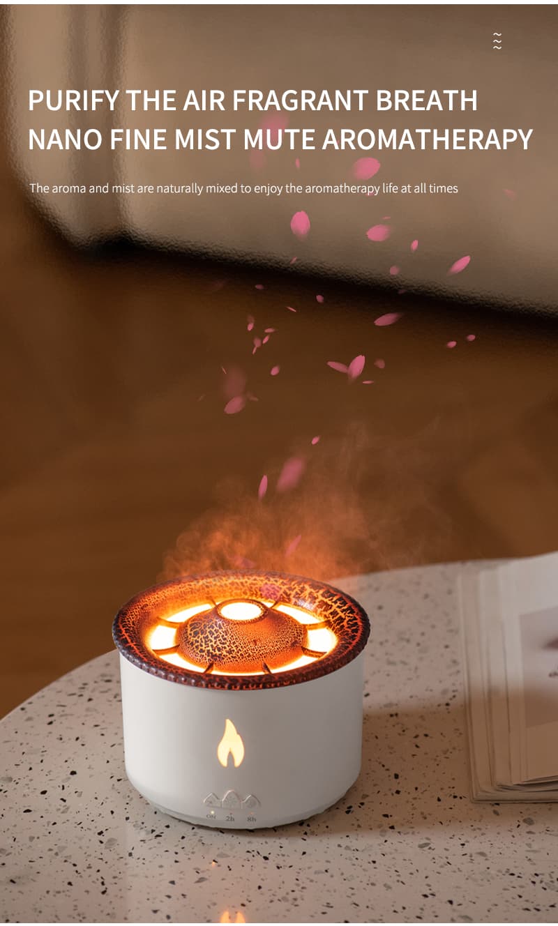 Volcano Air Humidifier Flame Volcano Air Humidifier Flame