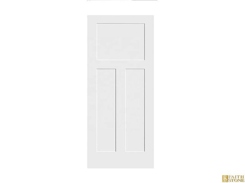 White Wooden 3 Panel Shaker Door White Wooden 3 Panel Shaker Door