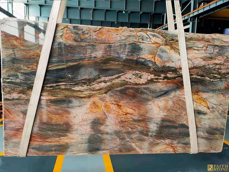 Red exotic granite slabs Red exotic granite slabs