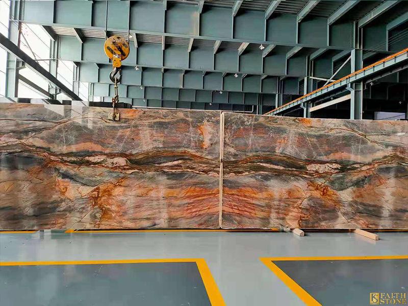 Red exotic granite slabs Red exotic granite slabs