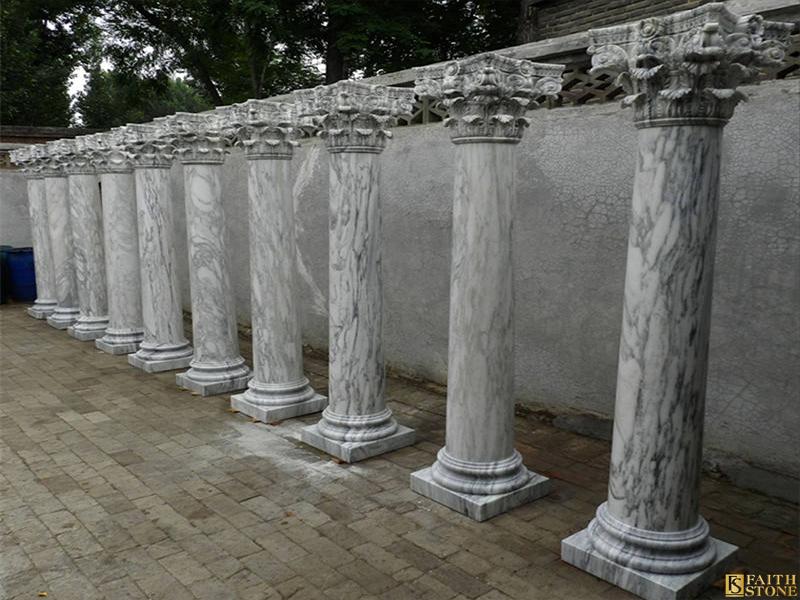 Roman marble column Roman marble column