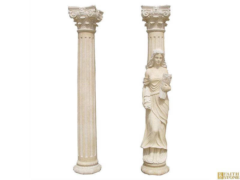 Roman marble column Roman marble column