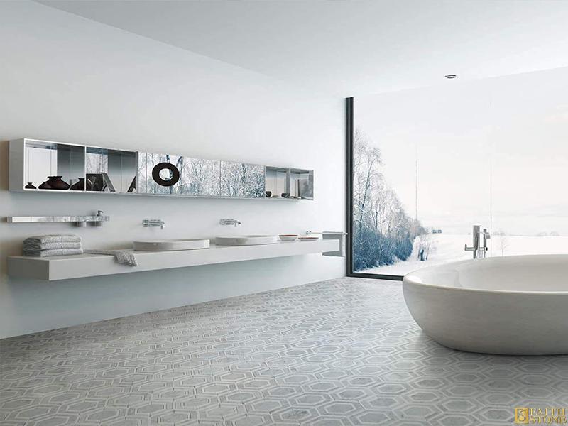 Hexagon Marble mosaic tiles Hexagon Marble mosaic tiles