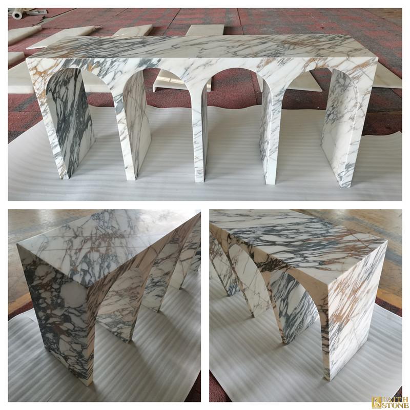 long console table in natural stone long console table in natural stone
