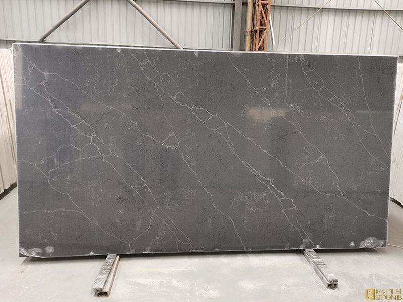 gray Quartz Surface Slab gray Quartz Surface Slab