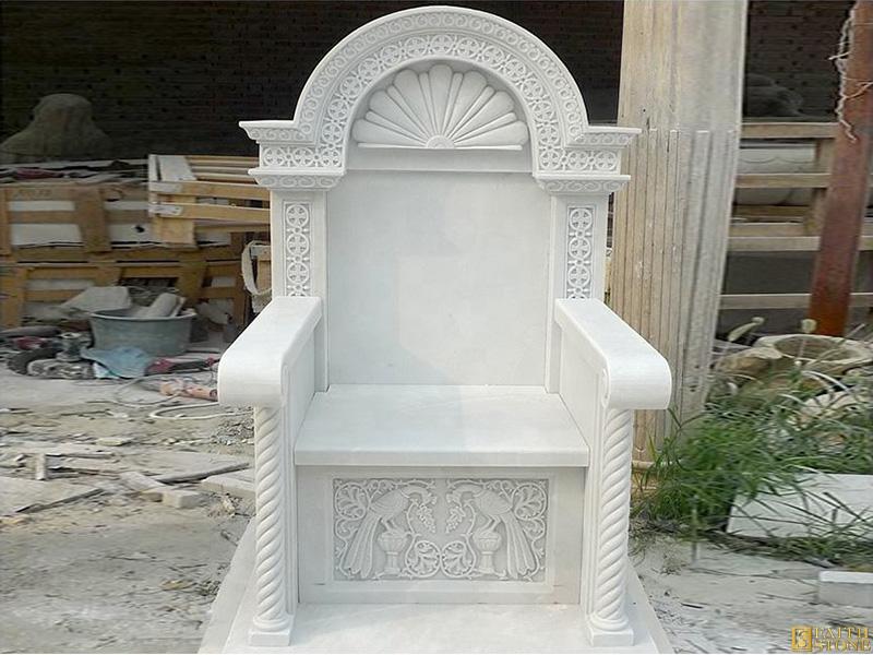 Hand Carved Marble Bench Hand Carved Marble Bench