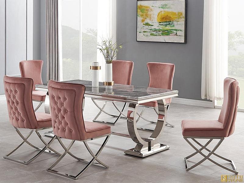 stainless steel marble dining table stainless steel marble dining table