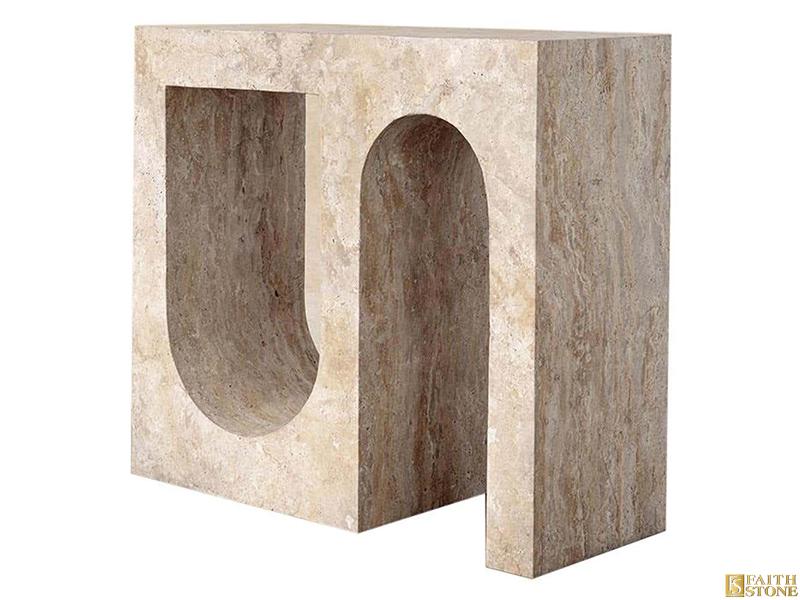 travertine console table travertine console table