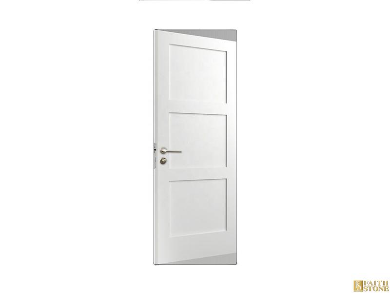 White Wooden 3 Panel Shaker Door White Wooden 3 Panel Shaker Door