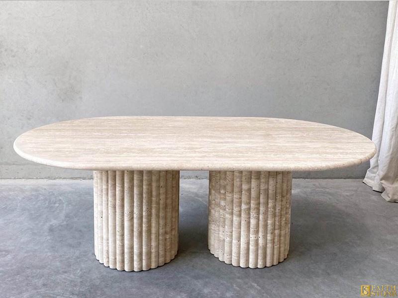 Travertine Marble Coffee Table Travertine Marble Coffee Table