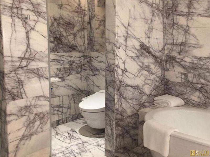 Lilac white marble slab Lilac white marble slab