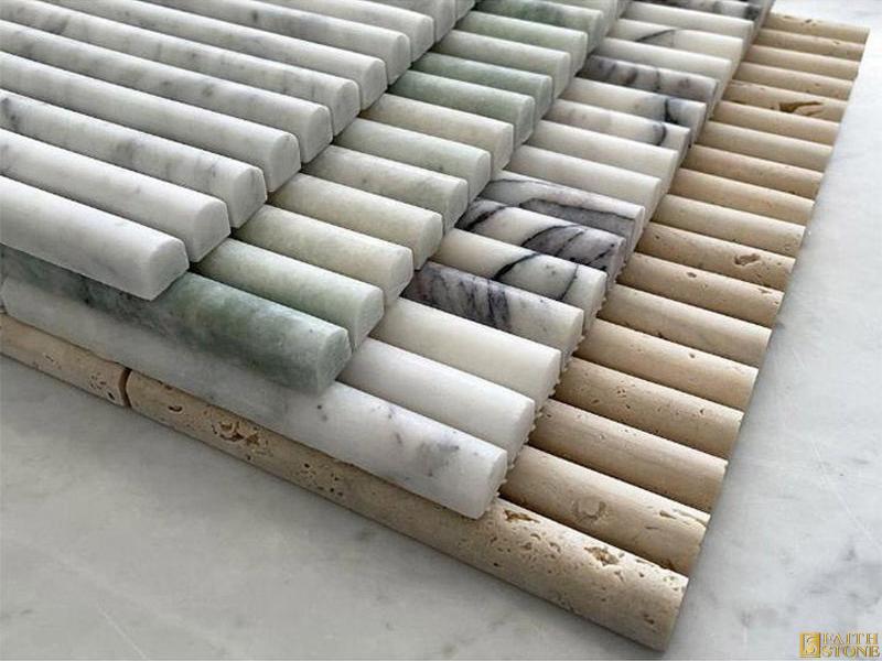 Curve fluted marble tiles Curve fluted marble tiles
