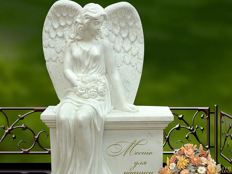 Angel Wings Monument Tombstone