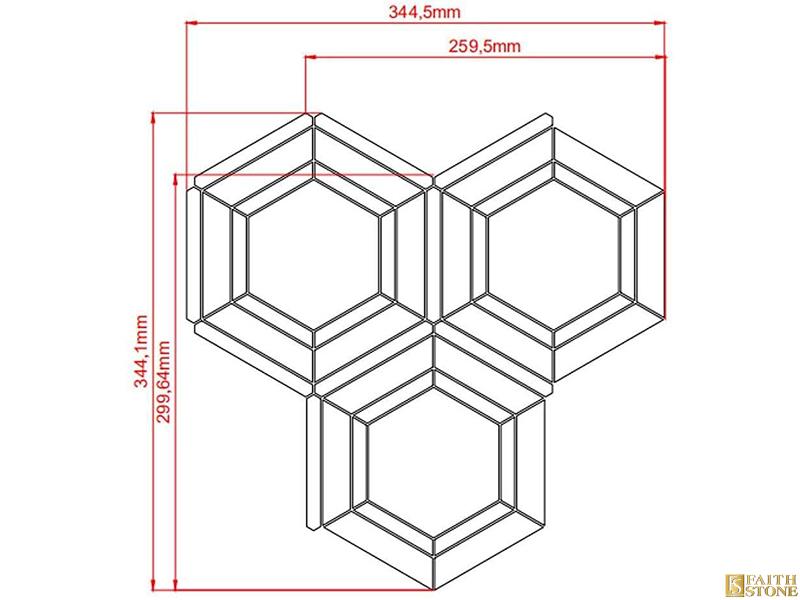 Honeycomb Marble Mosaic Honeycomb Marble Mosaic
