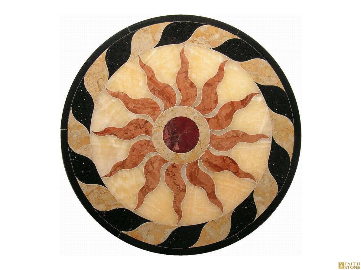 Marble Waterjet Medallion Marble Waterjet Medallion
