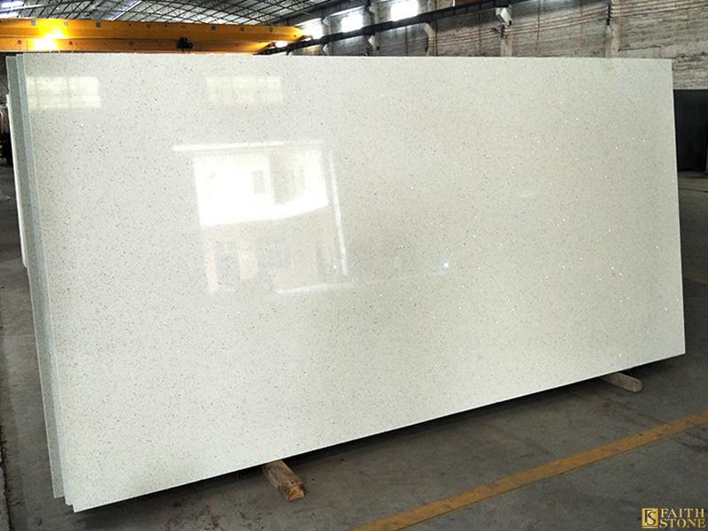 Sparkle White Crystal Quartz Slab Sparkle White Crystal Quartz Slab