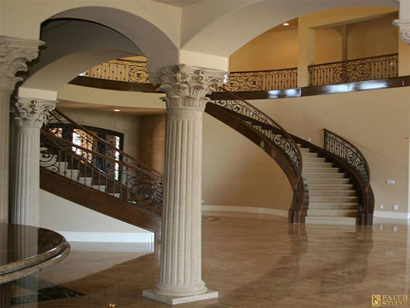 Roman marble column Roman marble column