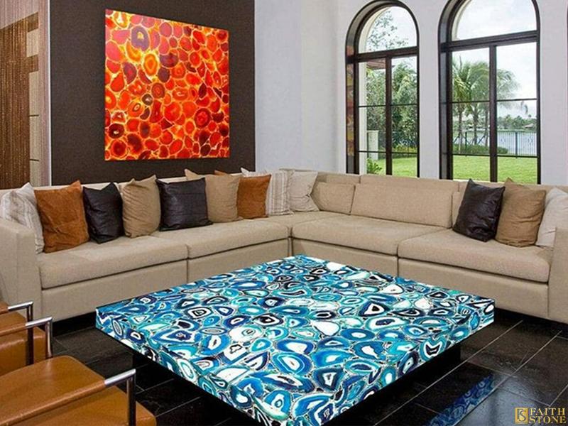 blue marble onyx agate table blue marble onyx agate table