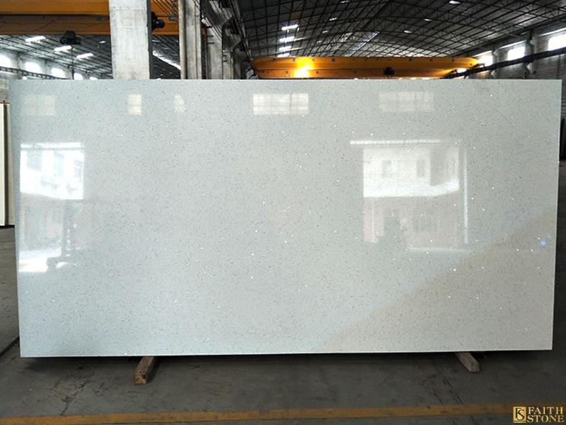 Sparkle White Crystal Quartz Slab Sparkle White Crystal Quartz Slab