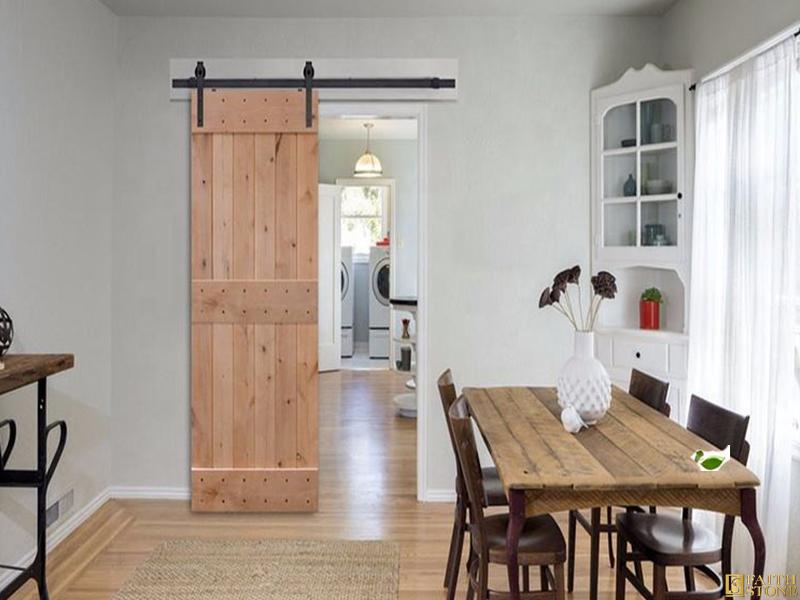 Interior Sliding Plank Barn Door Interior Sliding Plank Barn Door