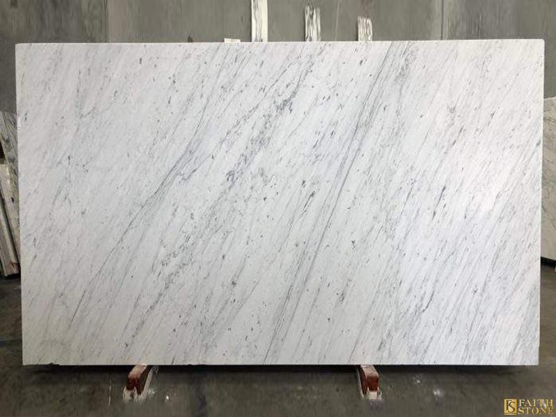 white marble slabs