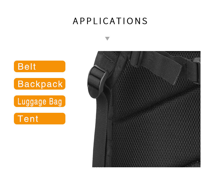 plastic black buckle