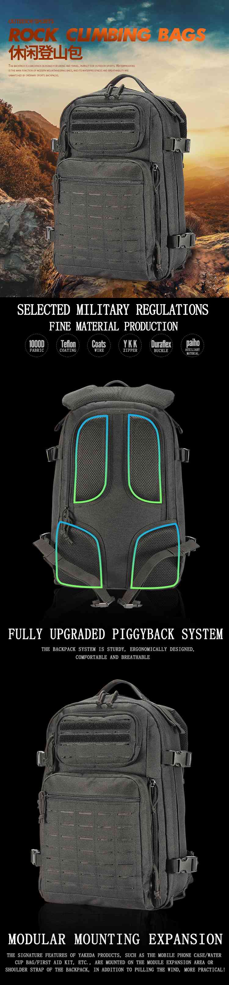 military tactical backpack
