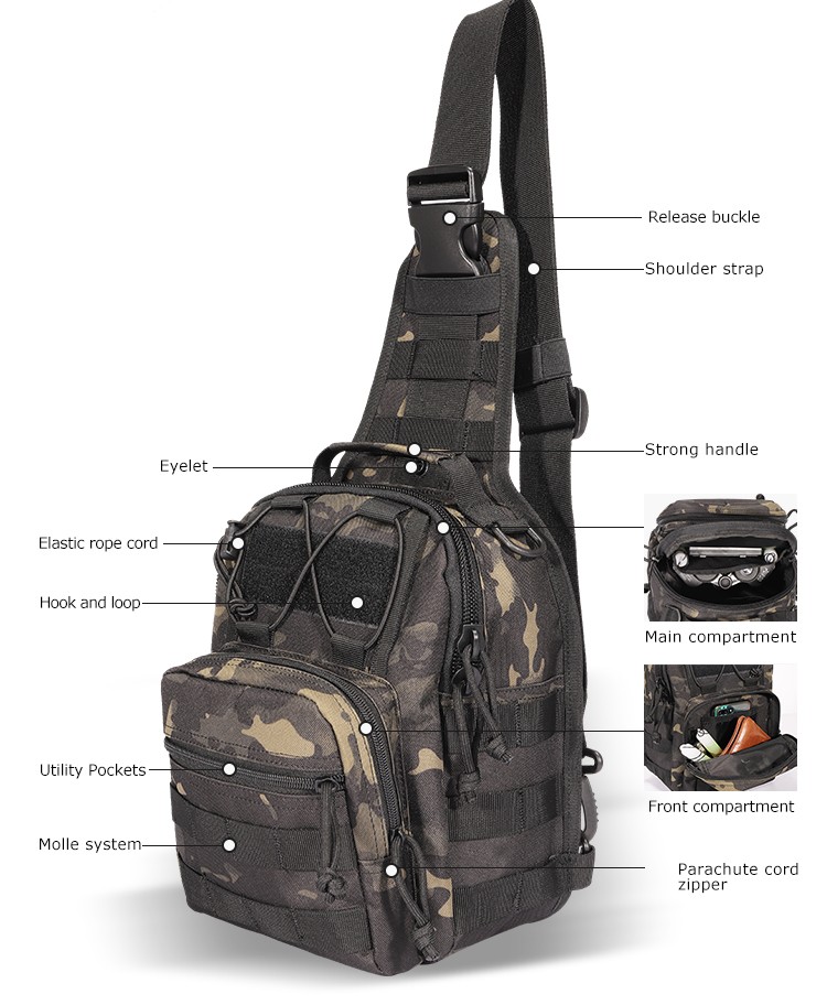 customized factory tactical chest bag