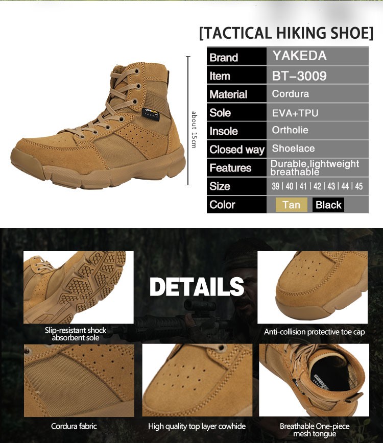 Yakeda Waterproof Tactical Boots