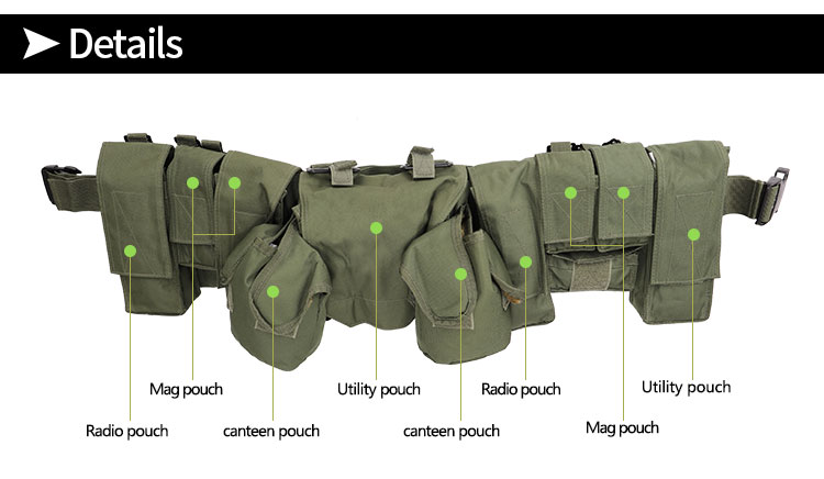 Heavy-duty Gear Tactical belt